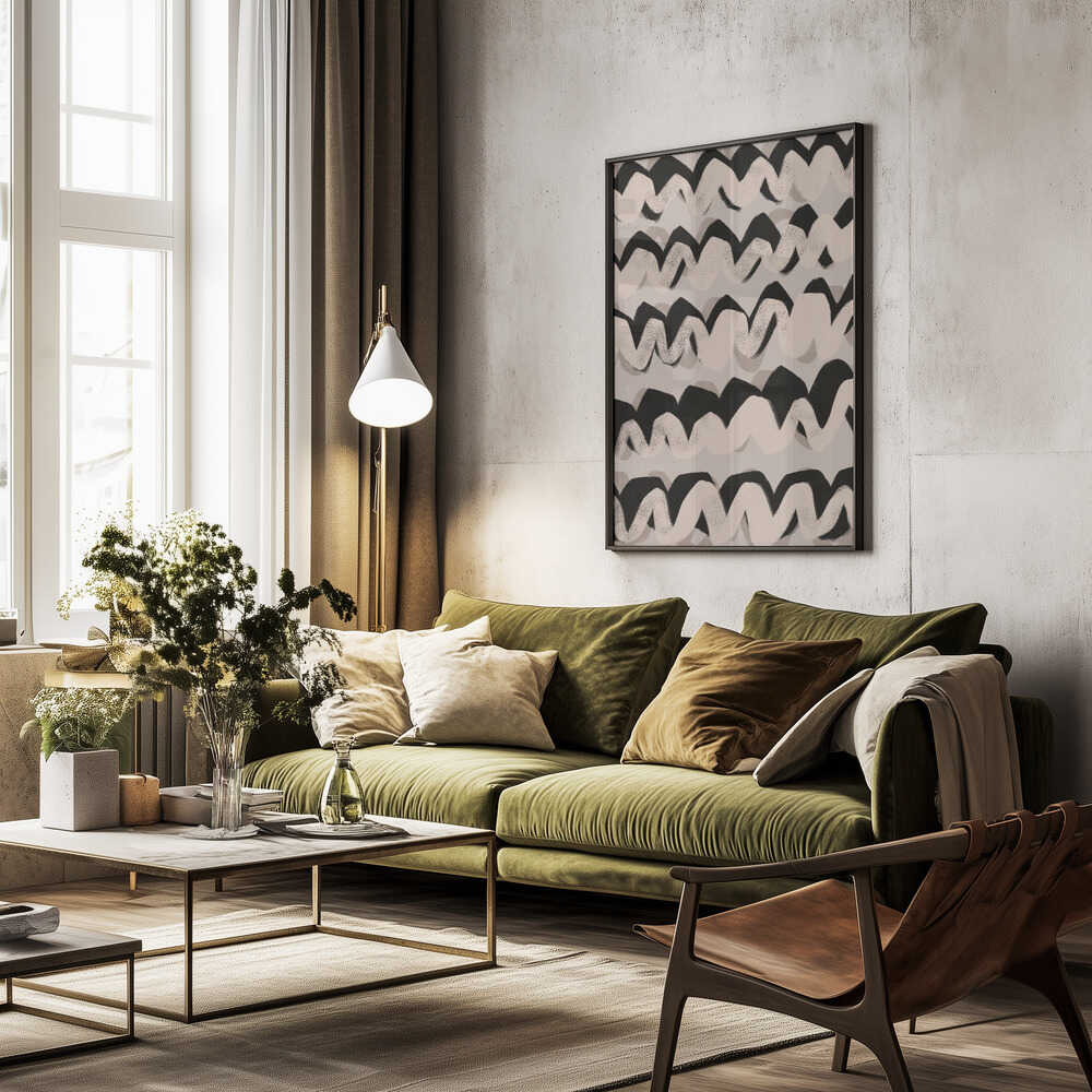 Zigzag Symphony Poster