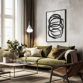 Abstract Lines II Poster