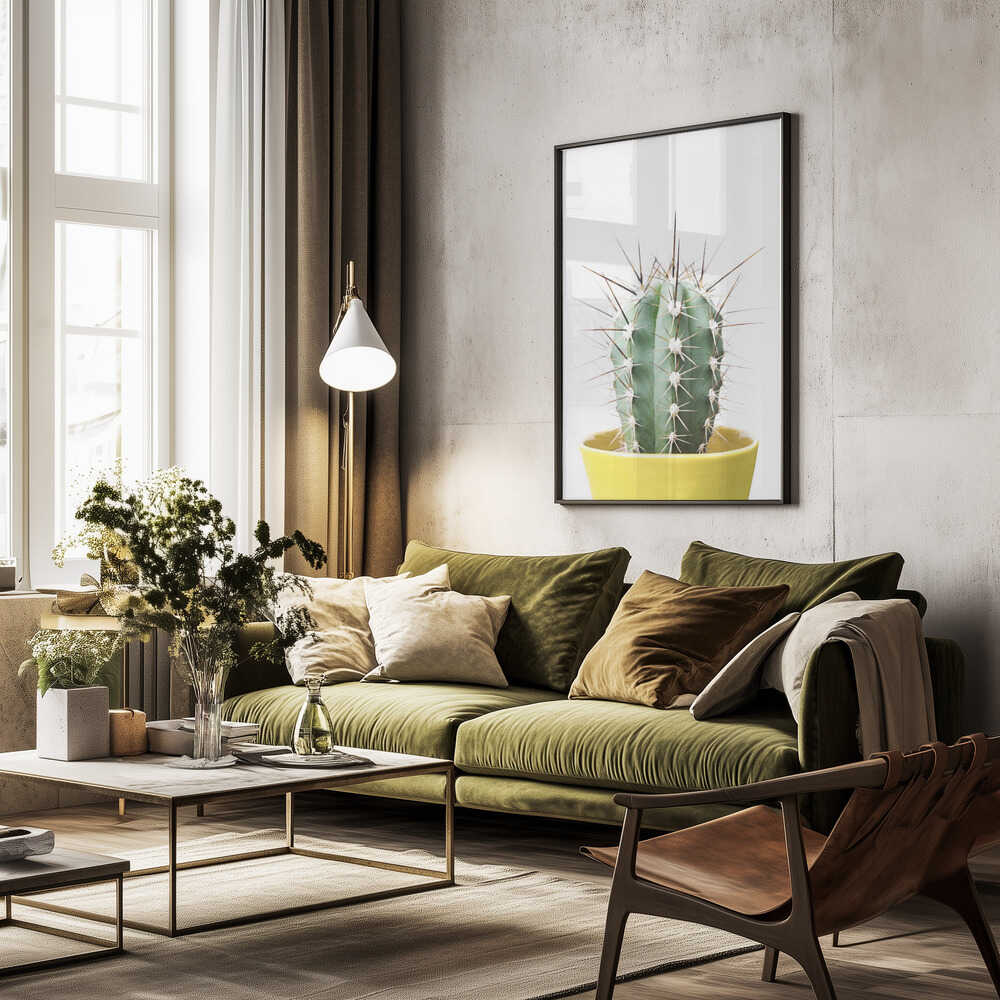 Spikey Cactus Poster