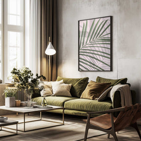 Palm Leaf Shadow Poster