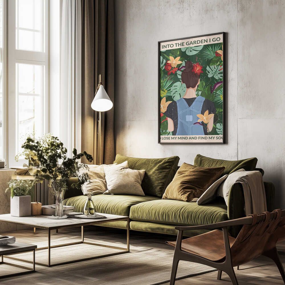Into the Garden Standard Wall Art Poster