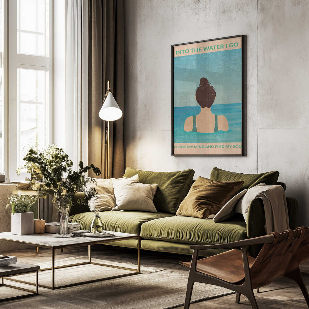 Into the Water Standard Wall Art Poster
