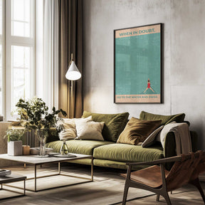 Open Water Standard Wall Art Poster