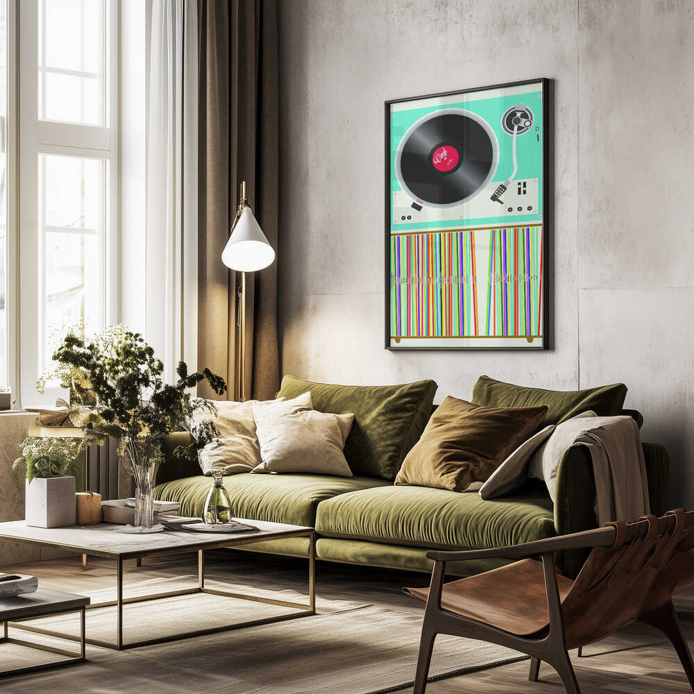 Vinyl Stack Poster