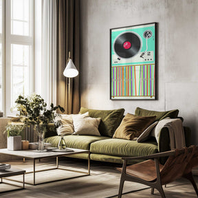 Vinyl Stack Poster