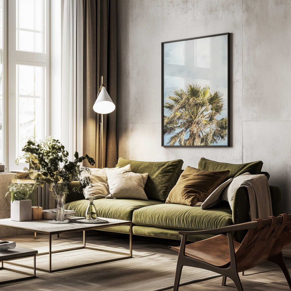 Sunlit Fronds Poster
