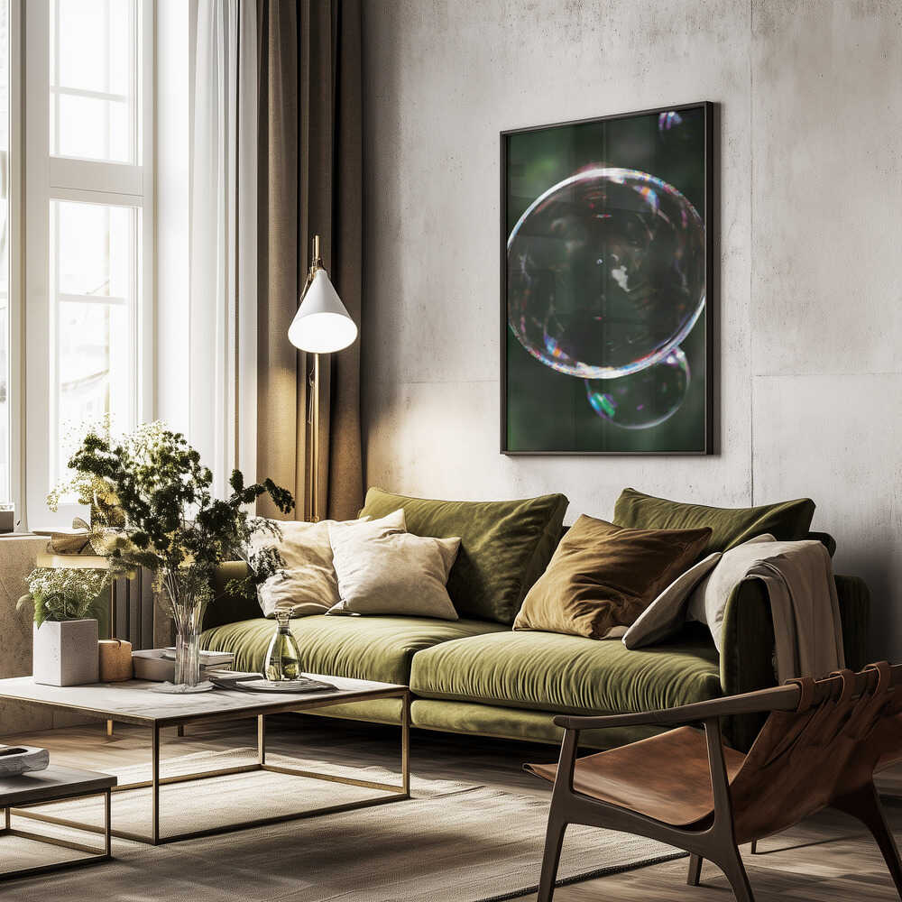 Ethereal Spheres Poster