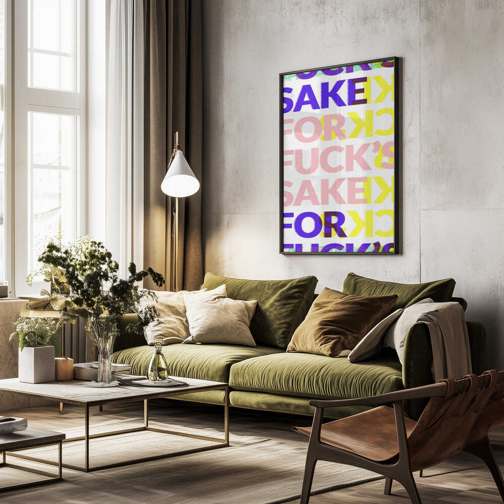 Vivid Repetition Poster