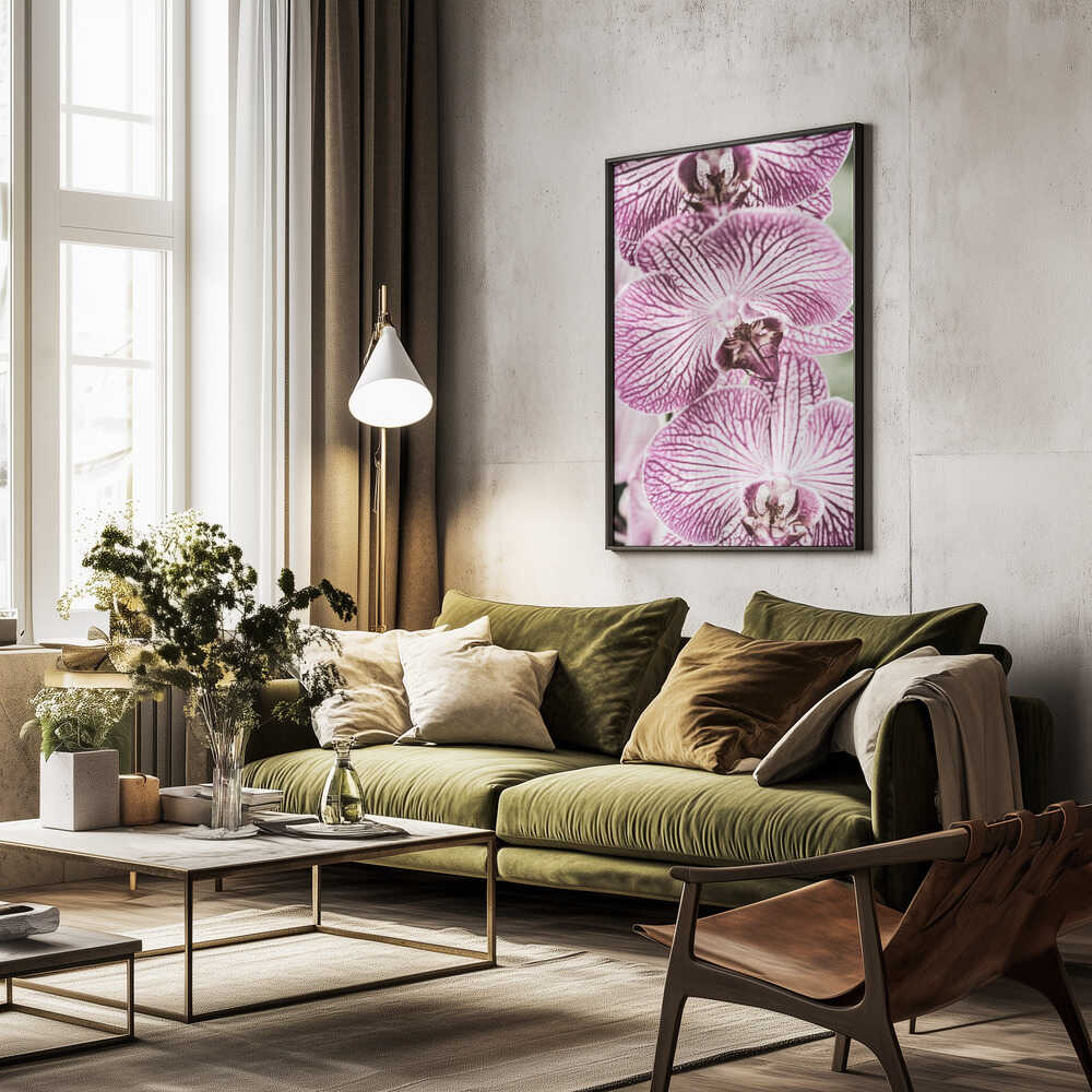 Tiger Blooms Poster