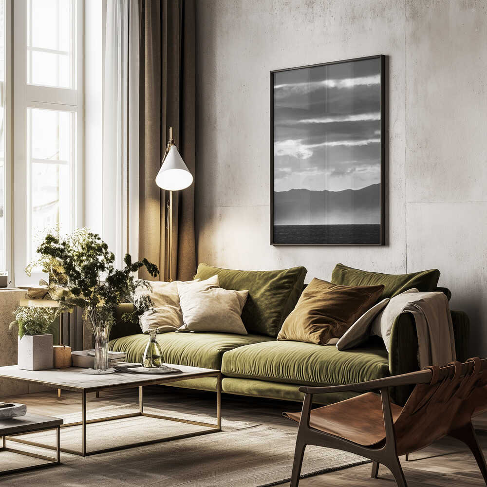 Black And White Landscape Poster