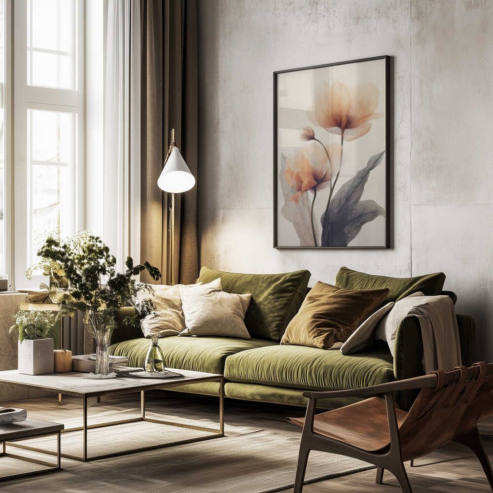 Ethereal Blooms Poster