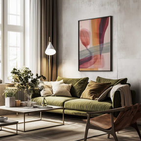 Flowing Hues Poster