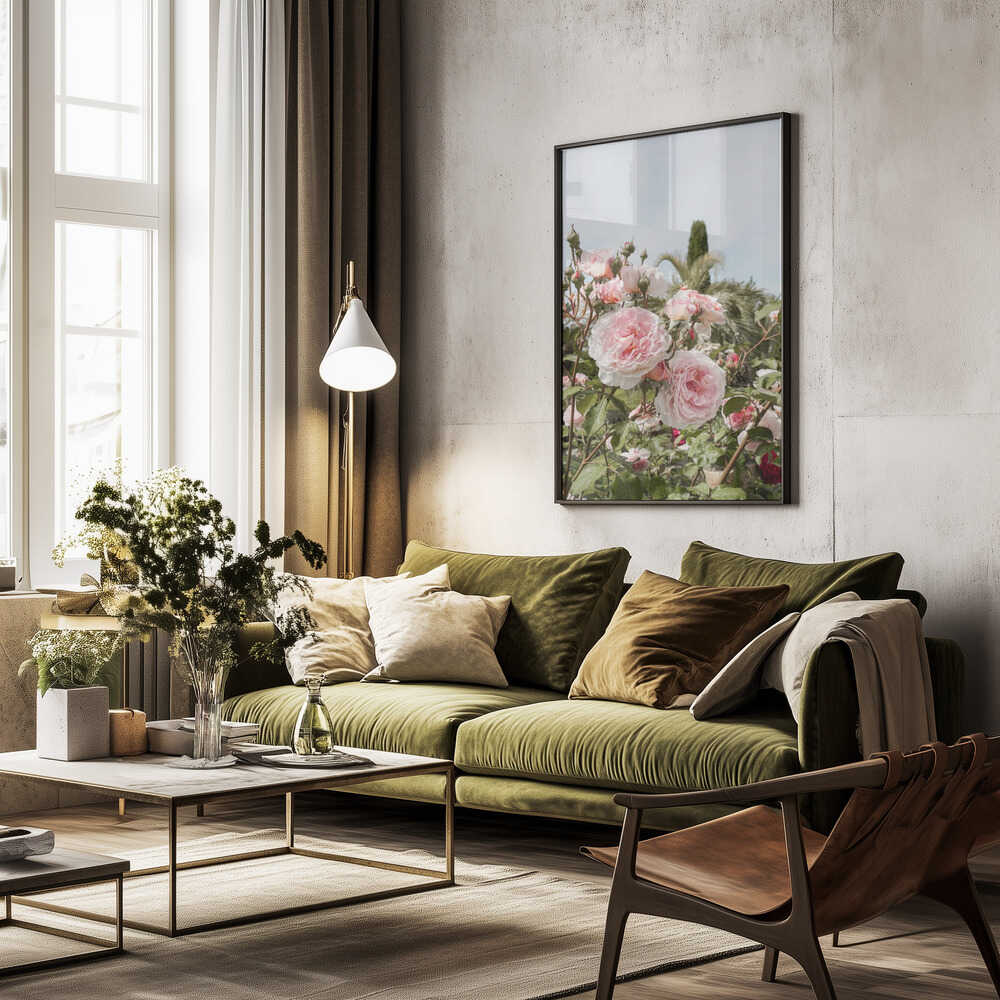 Garden Roses Poster