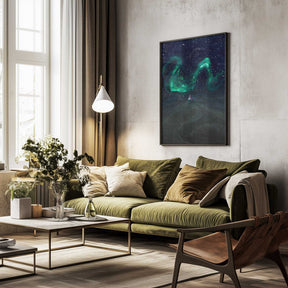 Under the Northern lights Poster