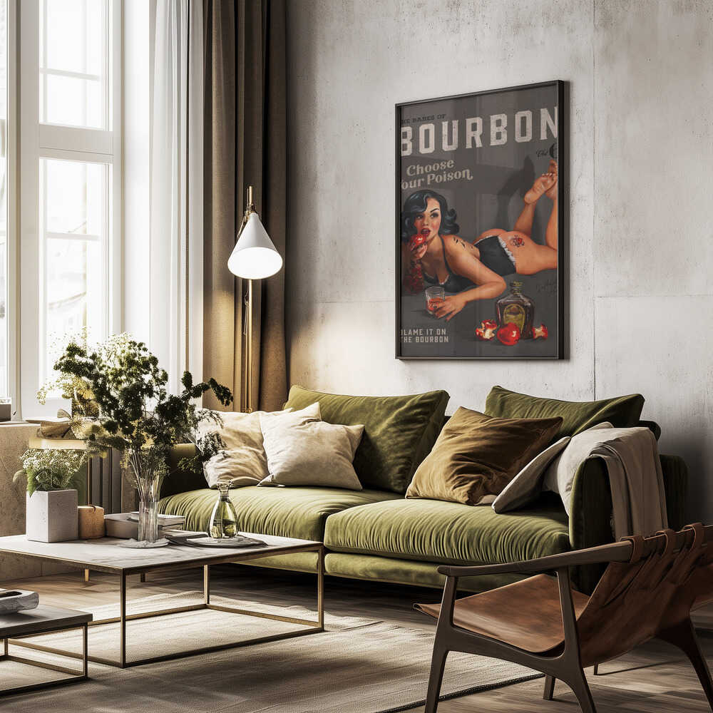 Babes of Bourbon Vol 6 Choose Your Poison Sexy Pinup Poster