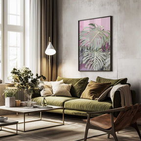 Monstera leaf La Muralla Poster