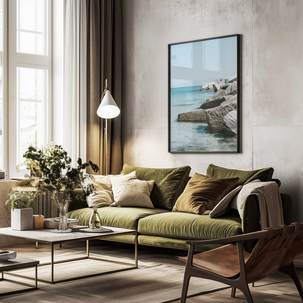 Rocks at the Coast Poster