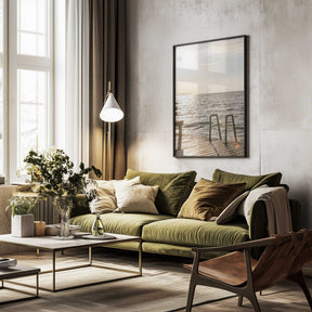 Summer Morning Swim Poster