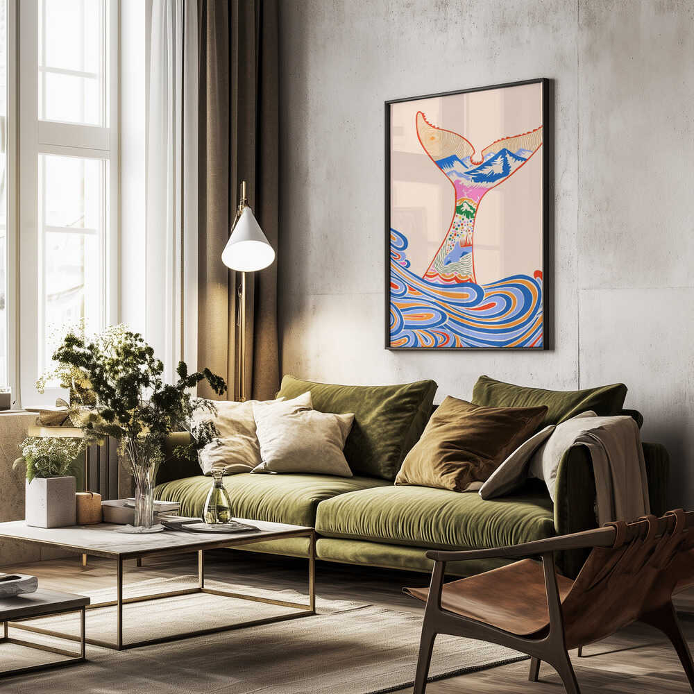 Feeling Blue, Shades of Blue Poster