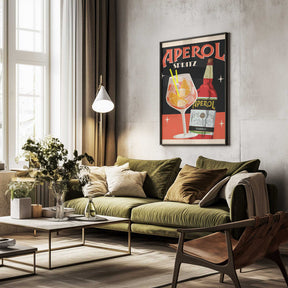 Aperol Spritz_Black Poster