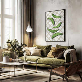 Sugar snap peas Poster