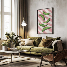 Sugar snap peas Poster