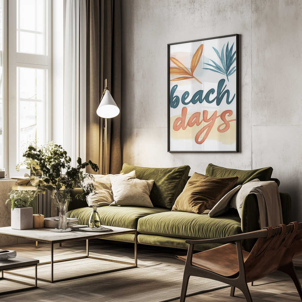 Sandy Serenity Poster
