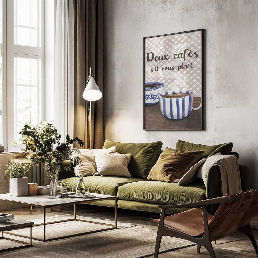 Two coffees please Poster