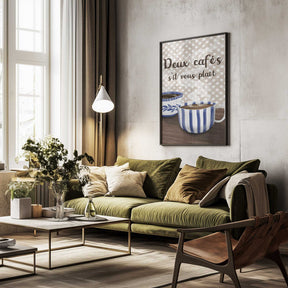 Two coffees please Poster