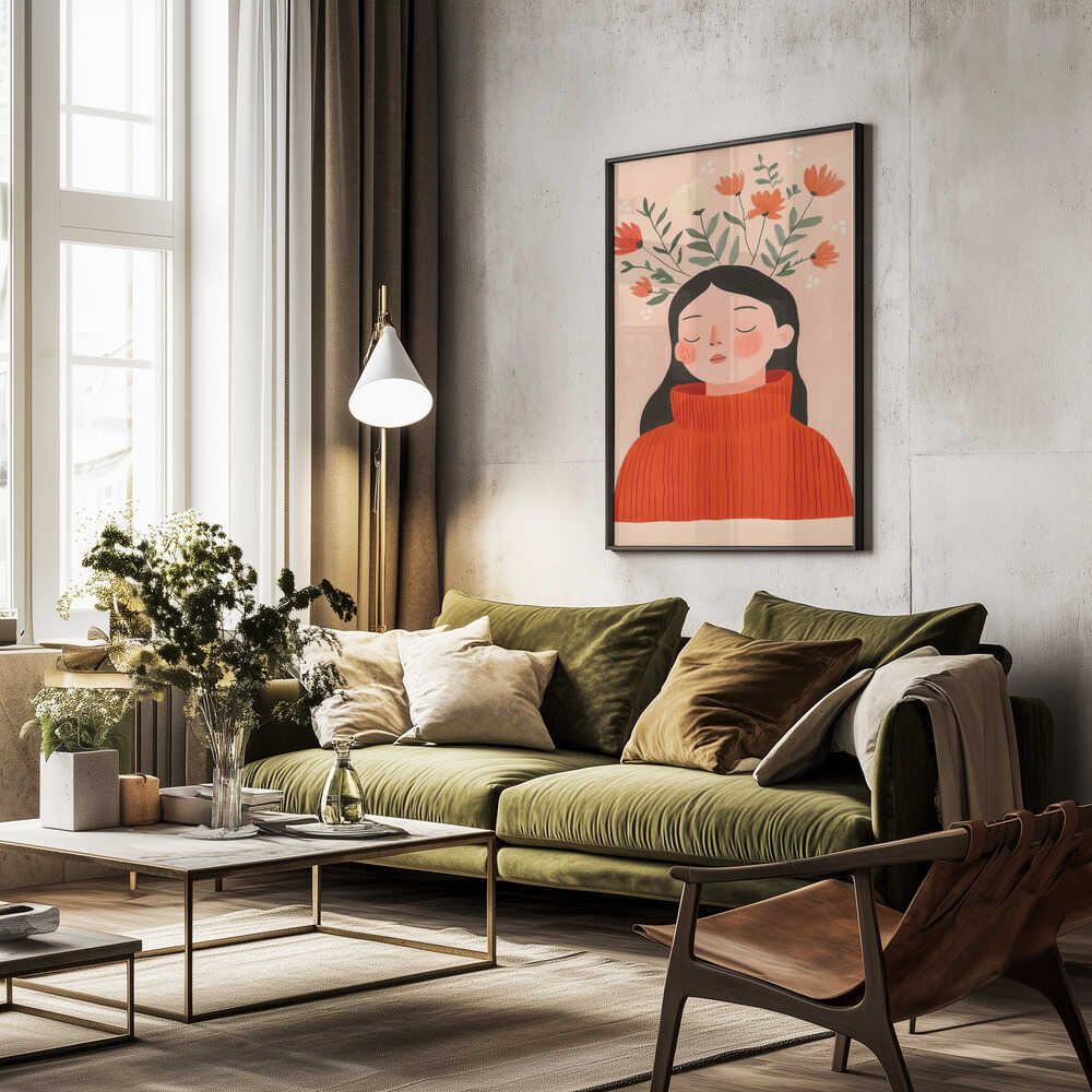 Floral Serenity Poster