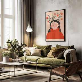 Floral Serenity Poster