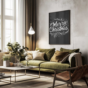 Holiday Chalk Wishes Poster