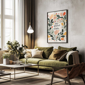 Floral Embrace Poster