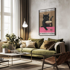 A4 Cat & Espresso 01.png Poster
