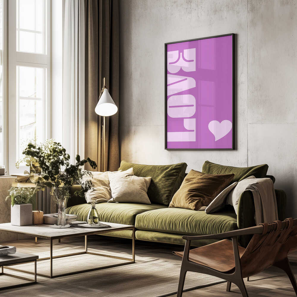 Purple Love Vibe Poster