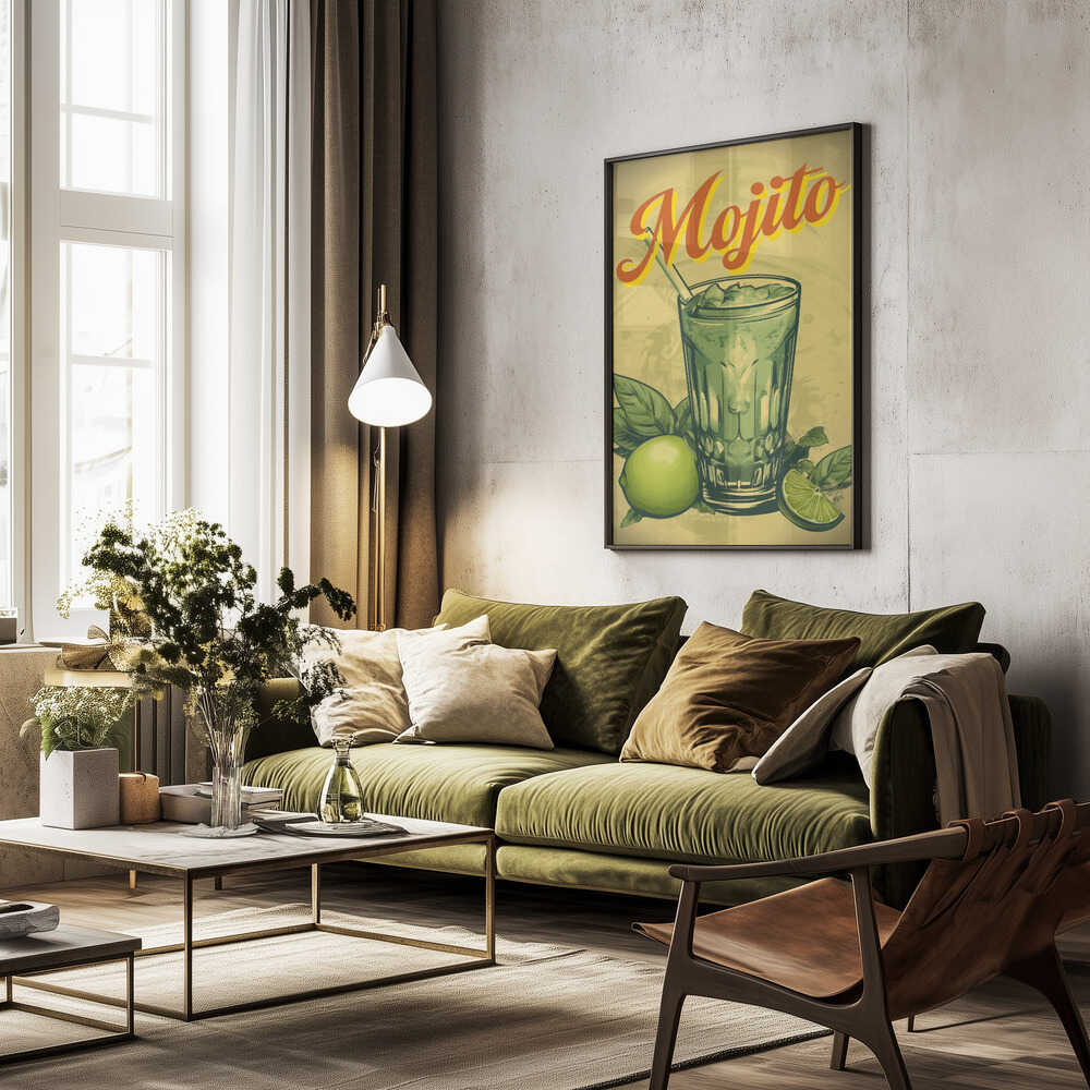 Lime Breeze Drink Poster