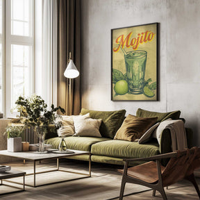 Lime Breeze Drink Poster