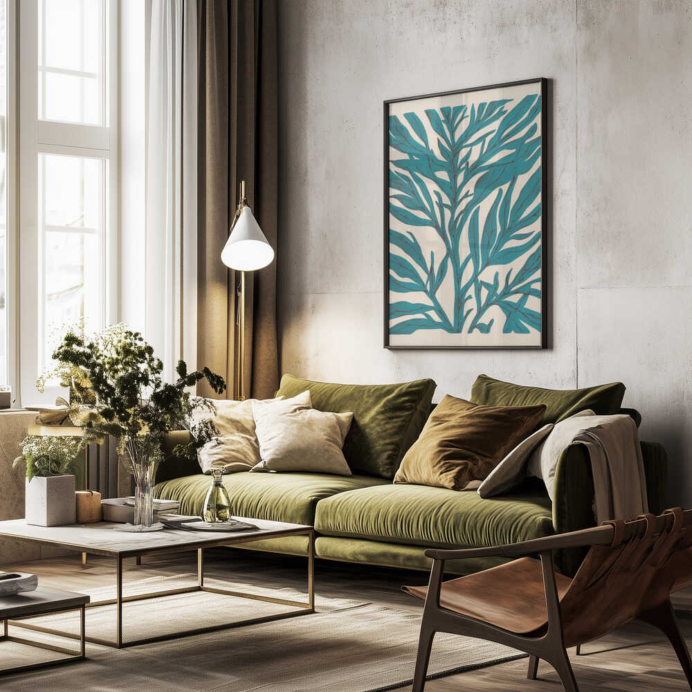 The Tree Branch with Leaves Poster