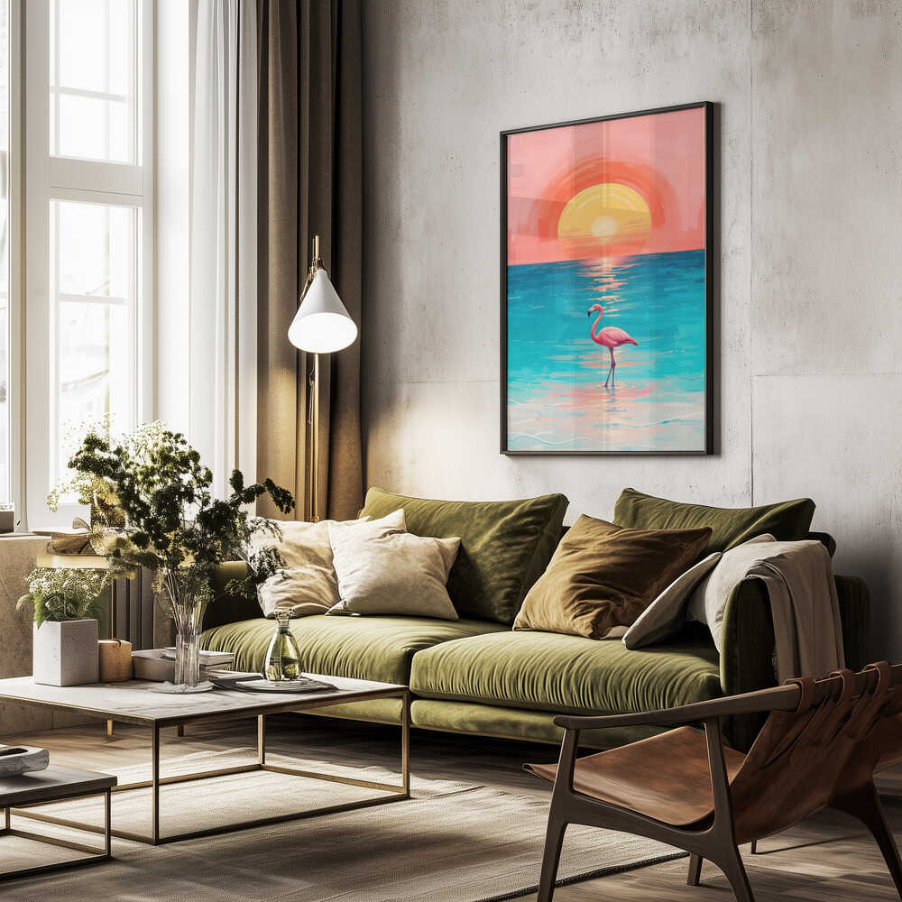 Just Vibin’ By the Sea Poster