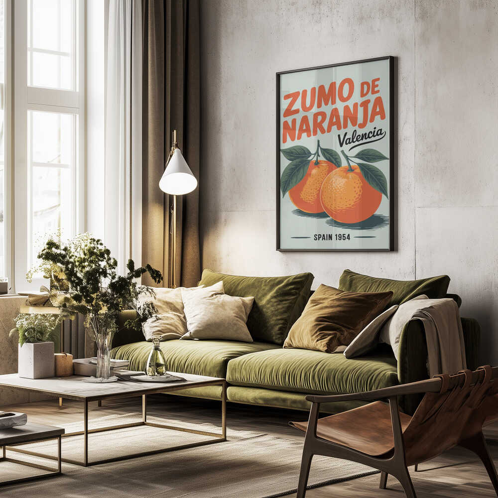 Valencia Oranges Poster