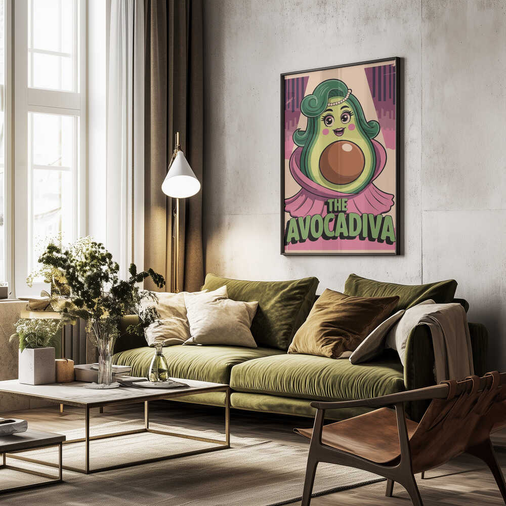 Glamorous Avocado Poster