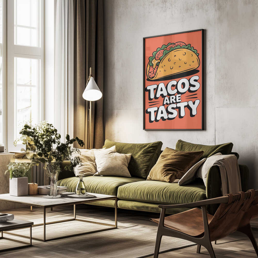 Tasty Taco Delight Poster