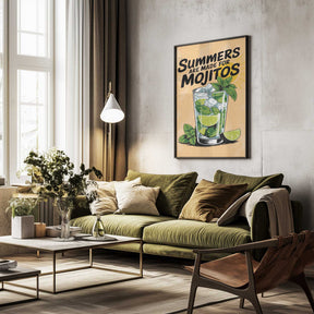 Summer Mojito Poster