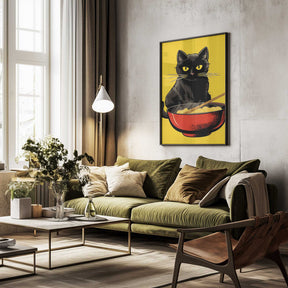 Noodle Cat No 1 Poster