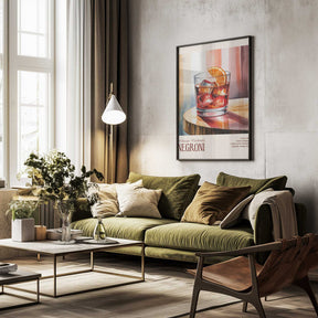 Classic Cocktails - Negroni Poster