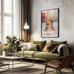 Classic Cocktails - Old Fashioned Poster