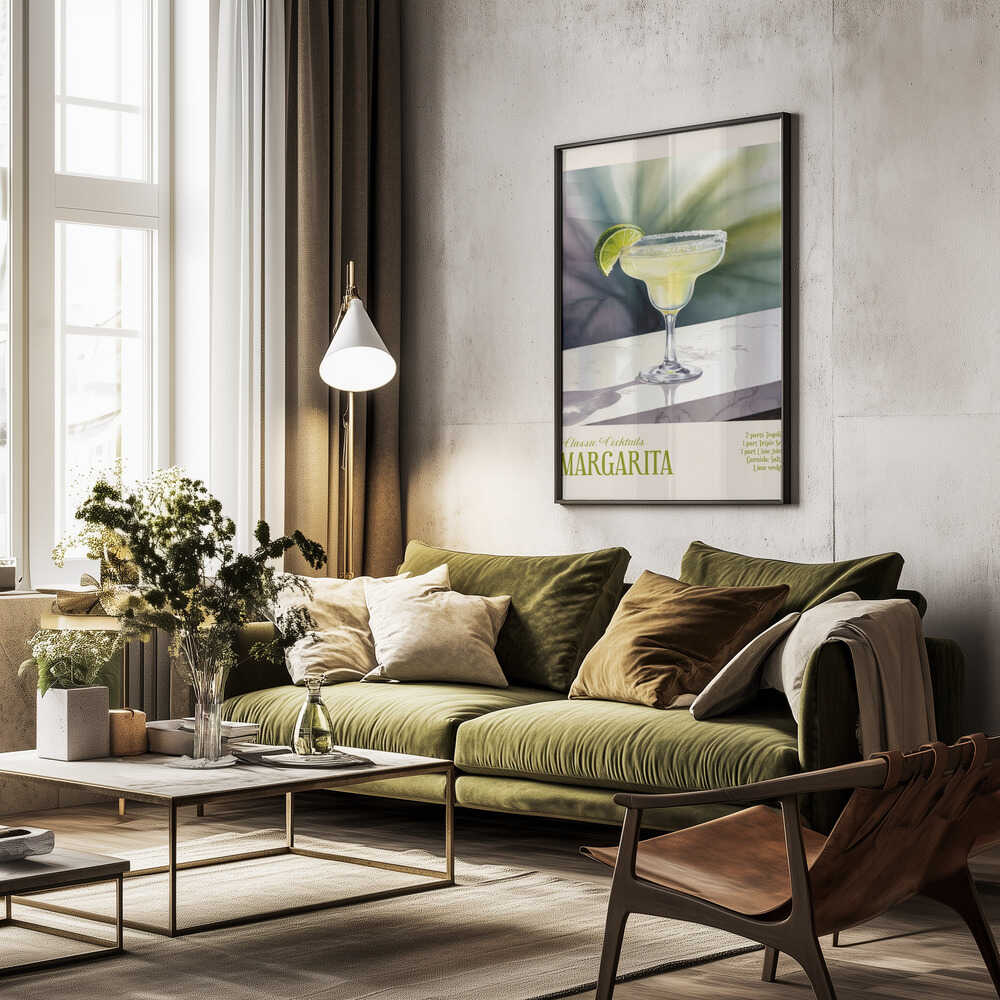 Classic Cocktails - Margarita Poster