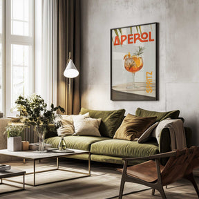 Aperol Spritz Tropic Poster