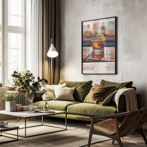 Classic Cocktails - Sazerac Poster
