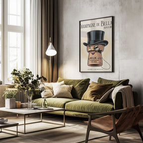 Champagne De Bellac Poster